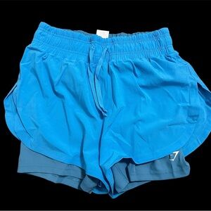 Gymshark running shorts 2 in 1